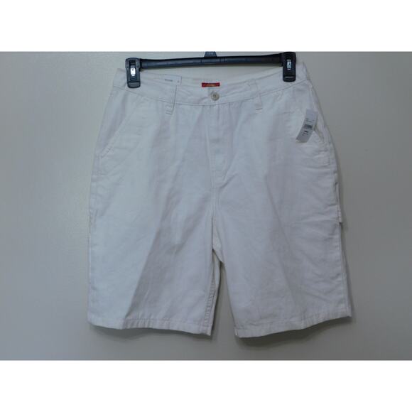 Dickies ivory Carpenter Style Flat Front Men's Shorts Size 32 - Picture 1 of 2